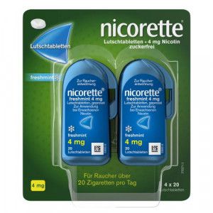 NICORETTE freshmint 2 mg Lutschtabletten gepresst